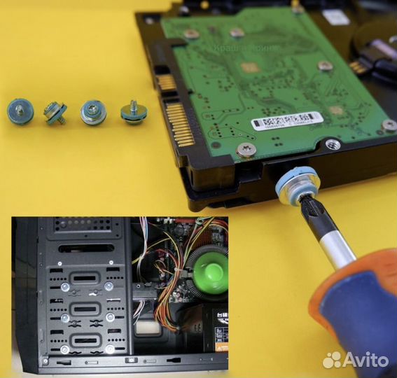 5шт Винт нр крепления HDD жесткого диска