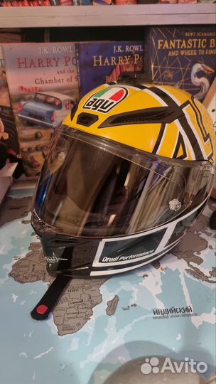 Визор оригинал прозрачный AGV Corsa R,Iridium Blue