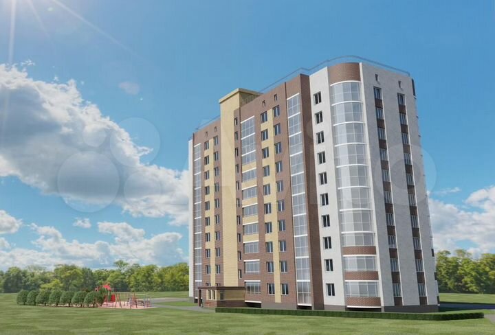2-к. квартира, 61,2 м², 6/10 эт.