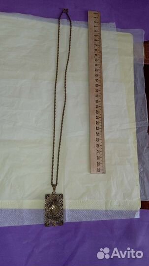 Кулон Чехословакия, СССР, часы, редчайший