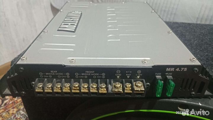 Автомобильный сабвуфер, усилитель