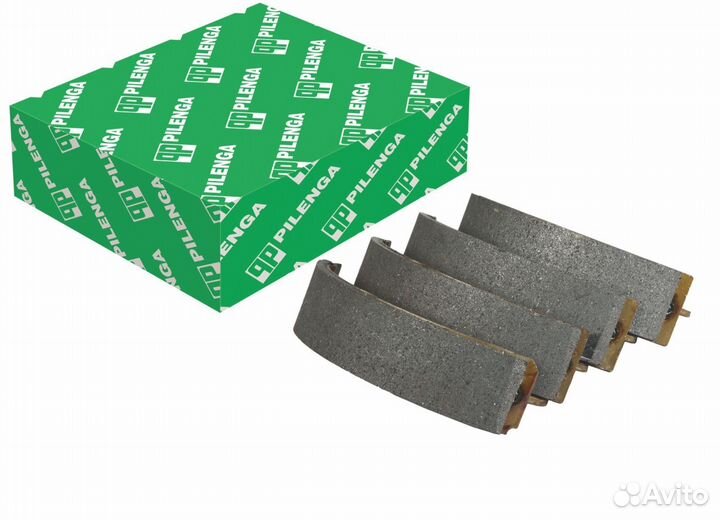 Колодки заднего тормоза Калина, Приора