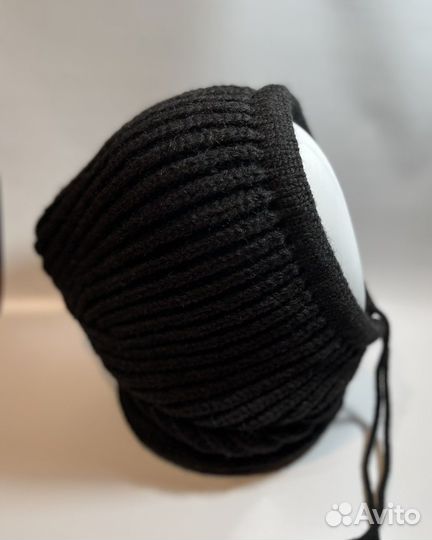 Капор женский вязаный 3 в 1