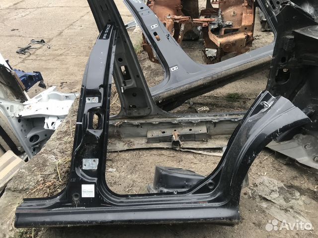 Порог со стойкой левый Skoda Octavia A4 Tour 2000–