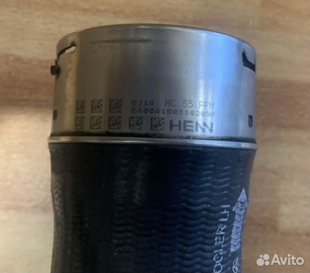 Патрубок радиатора интеркуллера