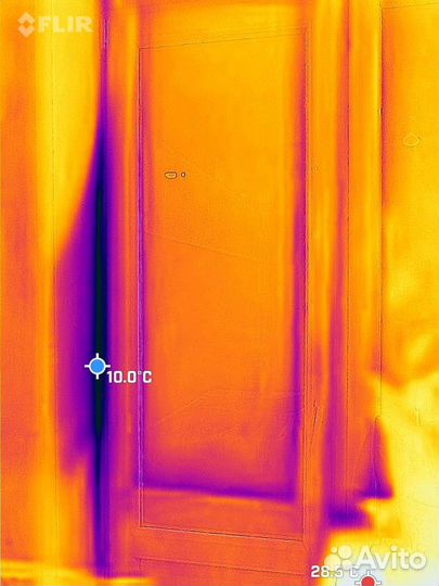 Приемка квартир и строений, Тепловизионная съемка