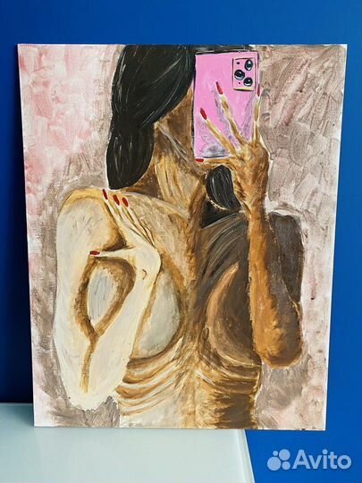 Картина маслом на холсте (50*50см)