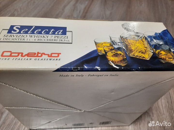 Набор штоф и стаканы новый
