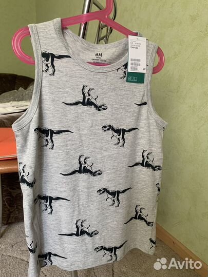 Майка новая H&M, р134-140