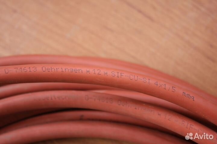 Силовой кабель boehm kabeltechnik 4*1,5 обмен