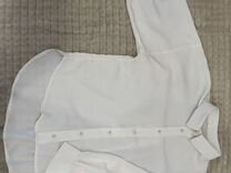 Белая блузка для девочки 34 размер