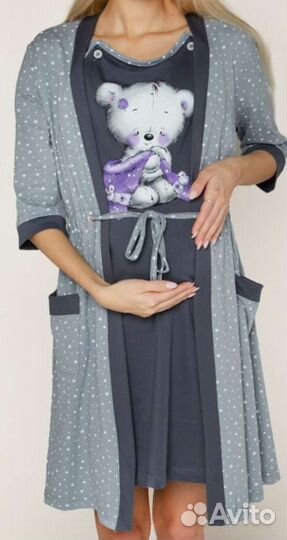 Халат + сорочка