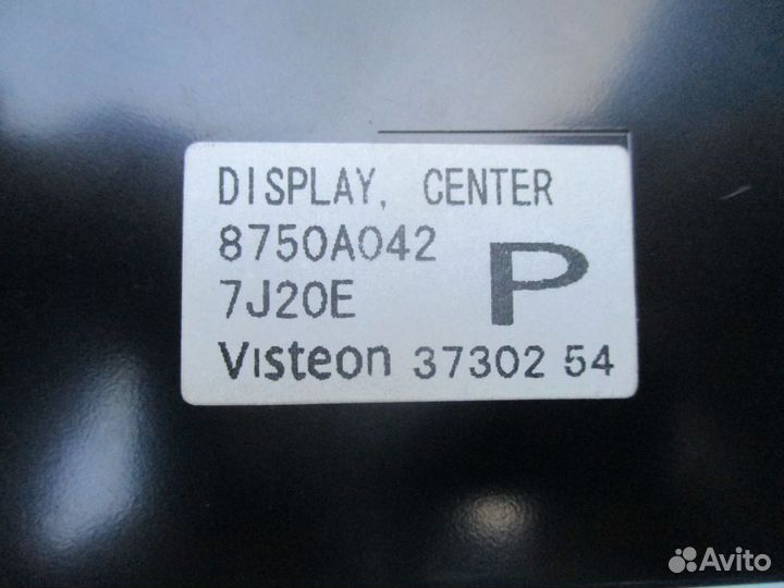 Дисплей информационный Mitsubishi Pajero Montero 4