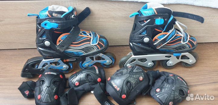 Детские ролики и защита