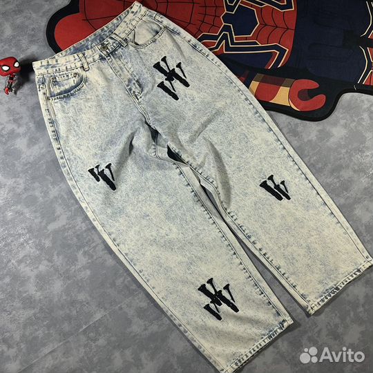 Джинсы Vlone широкие