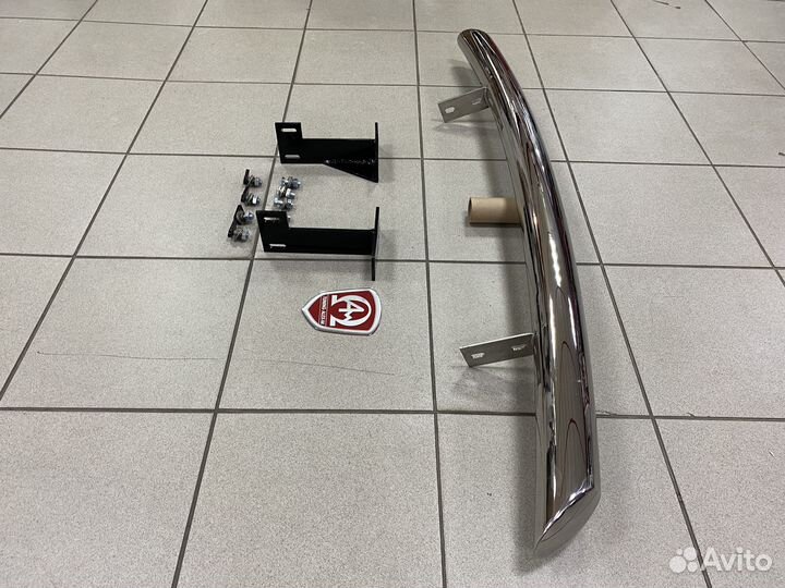 Защита переднего бампера Toyota Highlander 2010+