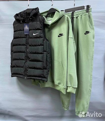 Спортивный костюм мужской и жилетка тройка Nike объявление продам