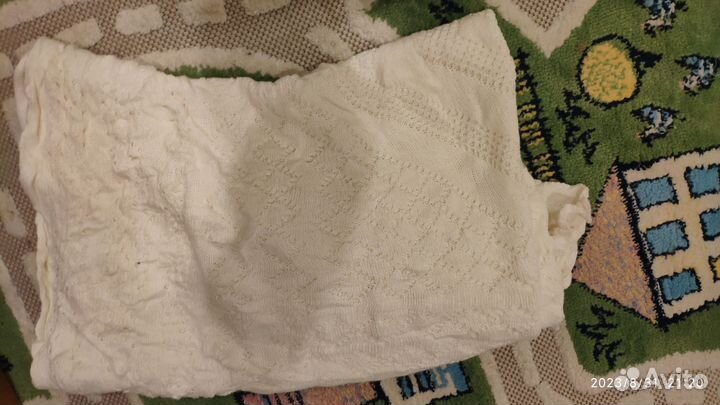 Детское вязаное одеяло