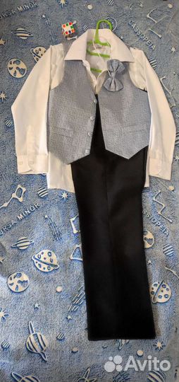 Двойка для мальчика и рубашка116-122