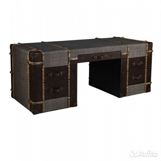 Письменный стол Traveler Leather and Rattan