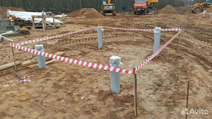 Винтовые сваи. Свайный фундамент для дома под ключ