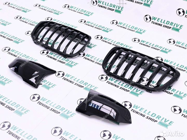 Решетка BMW X1 F48 pre lci крышки зеркал