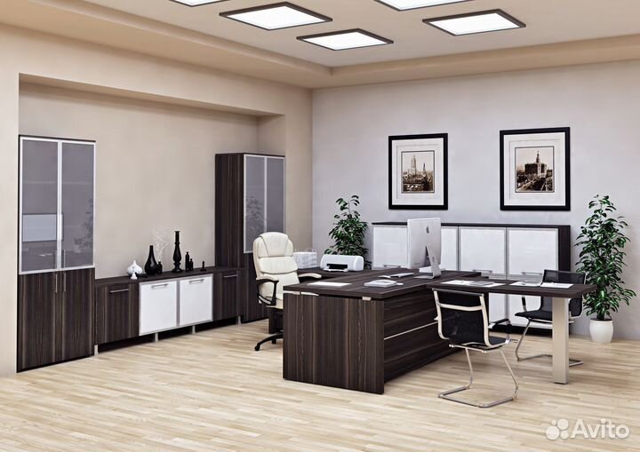 Офсиная мебель руководителя. Доставка бесплатно