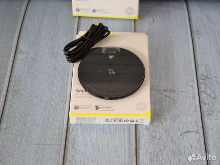 Беспроводное зарядное устройство baseus 15W Type-C