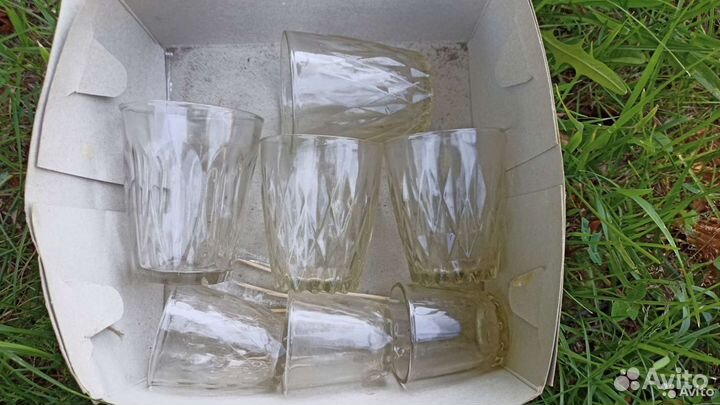 Новые Стаканы, стопки, рюмки гранёные СССР