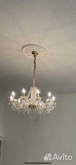 Светильник потолочный люстра хрусталь