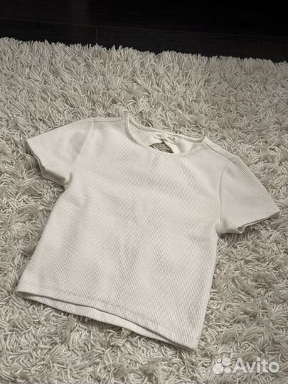 Футболка в рубчик zara kids 164 для девочек