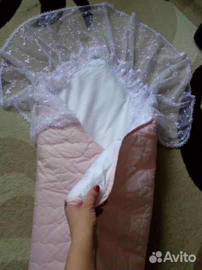 Одеяло-конверт малютка для выписки