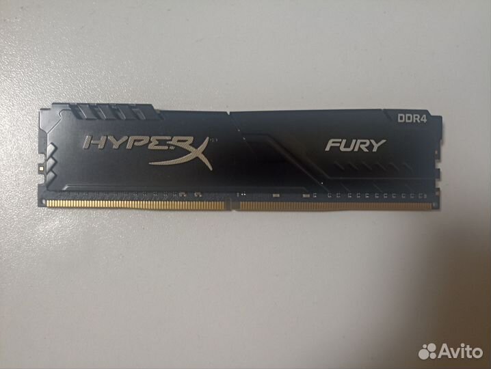Оперативная память ddr4 hyperx fury 16gb