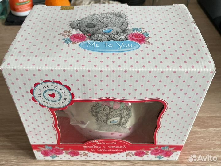 Чайный набор кружка с чайником me to you