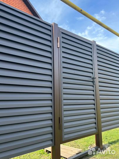 Забор под ключ. Штакетник, Жалюзи