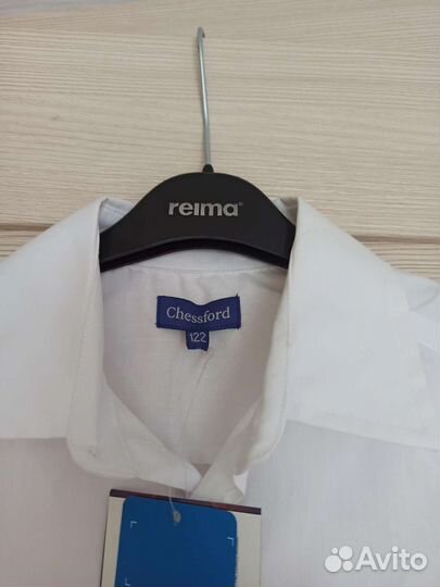 Рубашка белая на мальчика 122