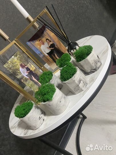 Кашпо и свечи