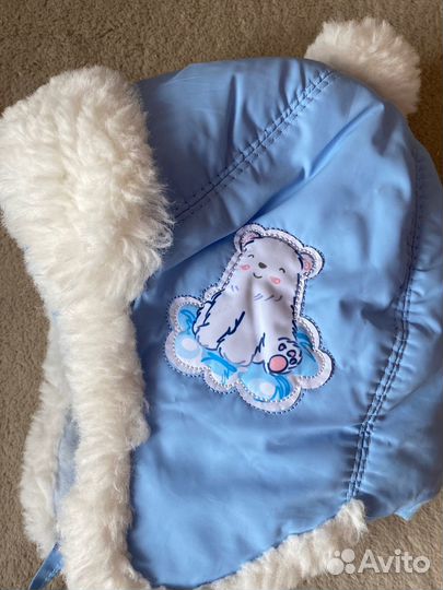 Шапки детские для новорожденных/мальчиков/ зима