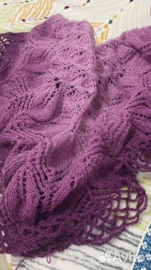 Шаль ручной работы