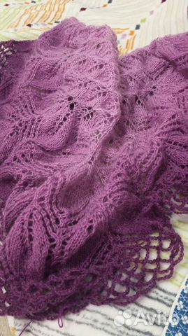 Шаль ручной работы