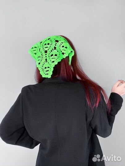 Вязаная косынка 