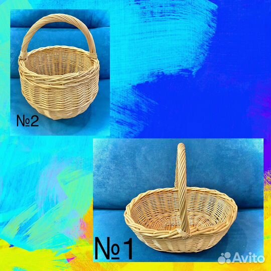 Корзины плетеные