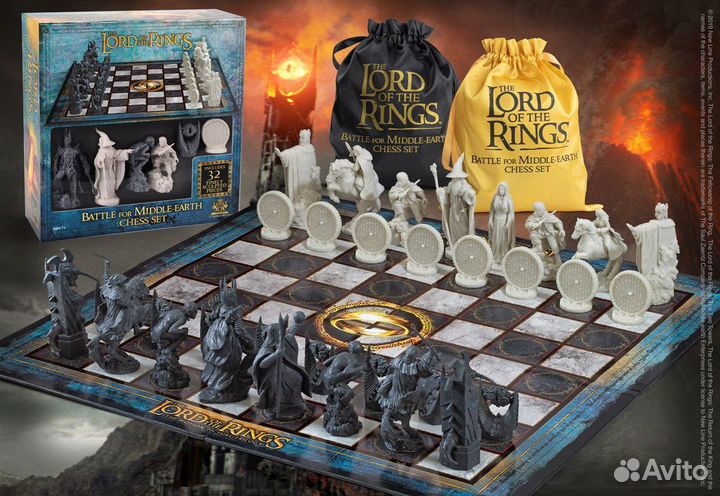 Шахматы Властелин колец оригинал новые