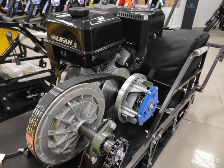 Мотобуксировщик «Рыбак» PKD (средняя база 1430мм)