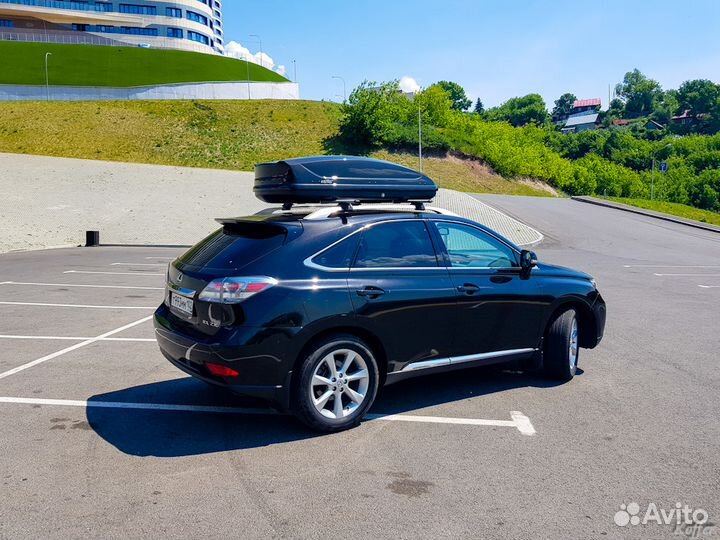 Автобокс на крышу Kofer 440 L черный глянцевый