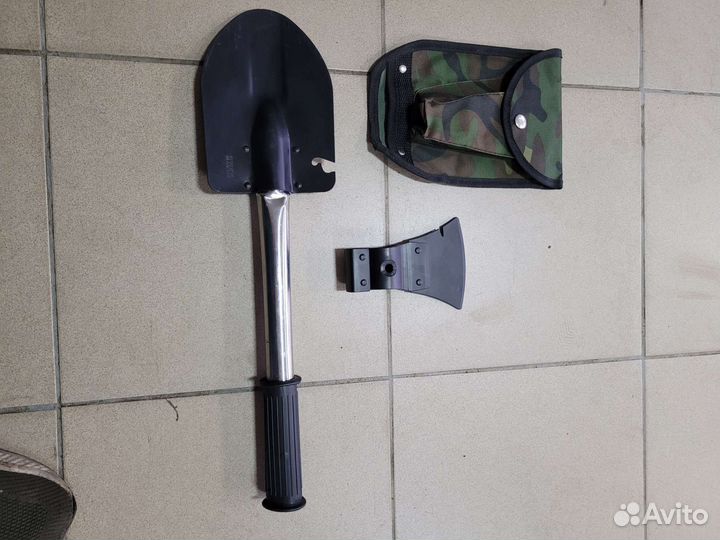 Туристический набор, лопата, топор