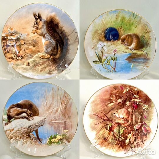 Коллекционные тарелки Royal Worcester Англия