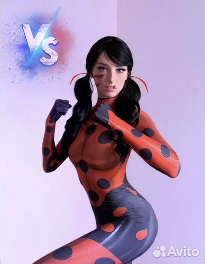 Костюм Леди Баг взрослый