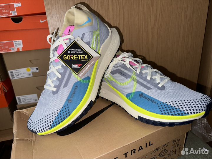 Беговые кроссовки nike react pegasus trail 4 US10