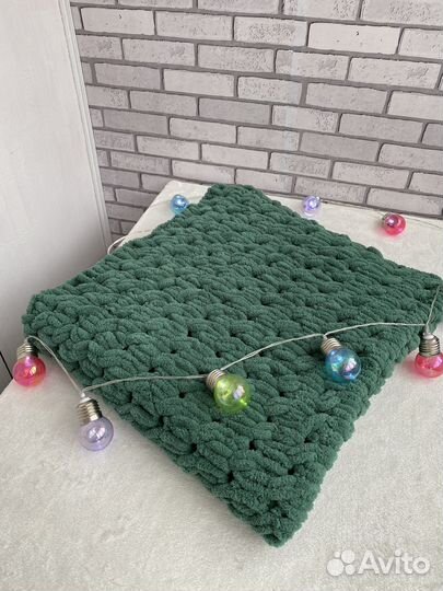 Вязанный плед